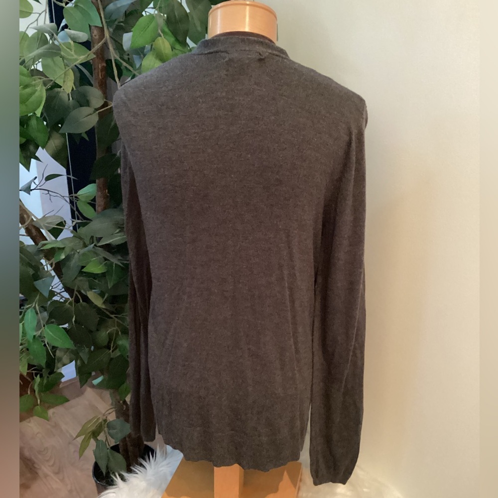 Old Navy dark gray lightweight cardigan open front Woman’s size Large - Picture 3 of 11